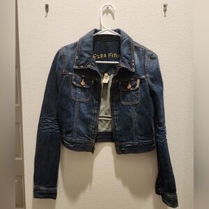 Ezra Fitch Y2K Cropped Denim Jacket